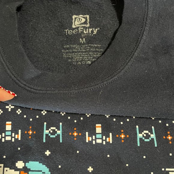 Teefury Star Wars Christmas Sweater - Picture 3 of 4